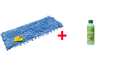 Microfaser Mopp 45 x 15 cm +1 Kraftreiniger 250 ml GRATIS - Duftkissen