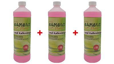 Bambus Premium Sanitär - und Kalkreiniger 1 L 3er Set - Mape Shop